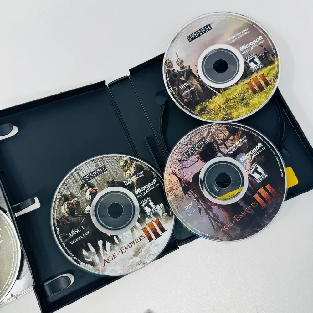 PC Game Lot Half-Life GOTY Age of‎ Empires III Soldier of Fortune II Tomb Raider